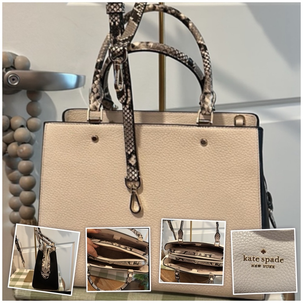 Authentic Kate Spade New York “Leila” Medium Triple Compartment Satchel, EUC